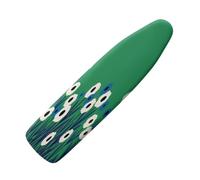 Ironing Board Covers 135 x 45 Blue White Flowers Bungee Elasticated with Padding, Resists Scorching and Easy Fit Mini & Portable Ironing Boards Cover