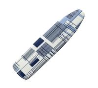 Ironing Board Covers 135 X 45 Blue White Lines Xl Ironing Board Cover Thick Padded Scorch Resistant Non Slip Washable Polyester Material For Home Ironing Tasks