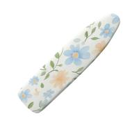 Ironing Board Covers 135 X 45 Light Blue Flower Xl Ironing Board Cover Thick Padded Scorch Resistant Non Slip Washable Polyester Material For Home Ironing Tasks