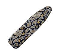 Ironing Board Covers 135 x 45 Retro Orange White Bungee Elasticated with Padding, Resists Scorching and Easy Fit Mini & Portable Ironing Boards Cover