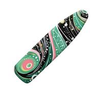 Ironing Board Covers Black Green Elastic Edge Scorch Resistant Padding Replaceable Iron Board Cover, Heat Reflective,Easy Fit,Resist Scorching,Anti staining