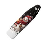 Ironing Board Covers Black Snowman Red Iron Board Covers and Pad Thick Resist Scorching and Staining Thick Easy Fit Iron Cover Adjustable Elastic Rope Ironing Boards Cover 122x38cm