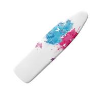 Ironing Board Covers Blue Pink Butterfly Small Iron Board Cover Heat Reflective Polyester Heat Resistant Scorch Non-Slip Machine Washable Universal Adjustable (M)