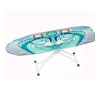 Ironing Board Covers Dolphin Blue Iron Board Covers and Pad Thick Resist Scorching and Staining Thick Easy Fit Adjustable Elastic Rope Large Ironing Boards Cover 122 x 38 Fits All