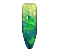 Ironing Board Covers Green Blue Elastic Edge Scorch Resistant Padding Replaceable Iron Board Cover, Heat Reflective,Easy Fit,Resist Scorching,Anti staining