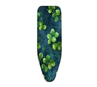 Ironing Board Covers Green Plants Elastic Edge Scorch Resistant Padding Replaceable Iron Board Cover, Heat Reflective,Easy Fit,Resist Scorching,Anti staining