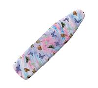 Ironing Board Covers Pink Butterfly Small Iron Board Covers Breathable Polyester Resists Scorching and Staining Adjustable Easy Fit Replace the Cloth Cover S