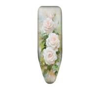 Ironing Board Covers Pink Green Elastic Edge Scorch Resistant Padding Replaceable Iron Board Cover, Heat Reflective,Easy Fit,Resist Scorching,Anti staining
