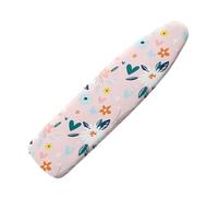 Ironing Board Covers Pink Heart Green Small Iron Board Covers Breathable Polyester Resists Scorching and Staining Adjustable Easy Fit Replace the Cloth Cover S