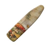 Ironing Board Covers Red Butterfly Orange Small Iron Board Covers Breathable Polyester Resists Scorching and Staining Adjustable Easy Fit Replace the Cloth Cover S