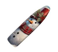 Ironing Board Covers Red Snowman Small Iron Board Covers Breathable Polyester Resists Scorching and Staining Adjustable Easy Fit Replace the Cloth Cover M