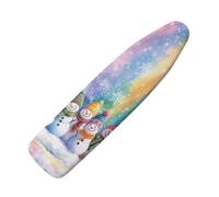 Ironing Board Covers White Snowman Extra Large Ironing Board Cover,Elasticated Replacement,Durable Fit Machine Washable,Easy Fit and Scorch Resistant