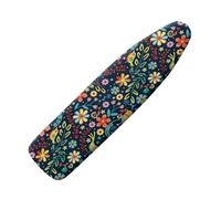Ironing Board Covers Yellow Flowers Green Small Iron Board Covers Breathable Polyester Resists Scorching and Staining Adjustable Easy Fit Replace the Cloth Cover M