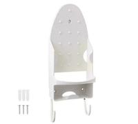 Ironing Board Holder Hanger Door Cupboard Wall Mount Storage Rack White