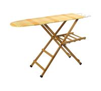 Ironing Board, Ironing Board, Adjustable and Folding, 100% Beech Wood, Dimensions: 35x141.5 x 92h, Lightweight (Walnut)