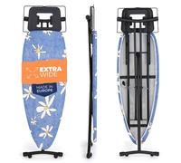 Ironing board Large Extra Wide - Foldable, Strong and Stable - for Steam Ironing Stations - Size D - 130 x 50cm