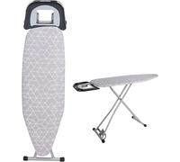 Ironing Board - Lightweight and Compact, Foldable Iron Board with Removable and Washable Cotton Cover - Ironing Table with Non-Slip Feet and Heat-Resistant, Padded Surface (120 x 40CM)