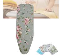 Ironing Board Pad 15x48 Inch, Replacement Ironing Board Cover and Pad, Heat Resistant Ironing Board Cover, Thick Padding with Elastic, Adjustable