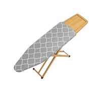 Ironing Board Pad - Heat Reflective Padding, 100x39cm Thick Scorch and Stain-Resistant Ironing Board Cover with Adjustable Strap, 5mm Heat-Insulating Fleece Mat for Clothing, Sewing, Steaming Quilting