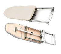 Ironing Board Wooden Folding Ironing Board Rotatable 180° Drawer Ironing Platform with Heat-Resistant Cover for Space Saving, Retractable Pull Out Folding Ironing