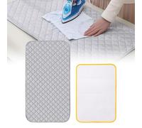 Ironing Mat, Travel Iron Mat, Ironing Pad, Ironing Board Alternative Cover, Protective Ironing Cloth, Useful Accessory for Ironing Garments, Quilting and Sewing, 2 Pcs