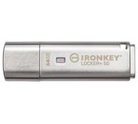 IronKey Locker+ 50 USB 3.2 Gen 1 Secure Flash Drive, 64GB - IKLP50/64GB