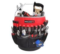 IRONLAND Bucket Tool Organizer with 51 Pockets Fits 3.5-5 Litre Buckets