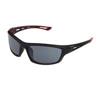 IRONMAN mens 1902 Sunglasses Wrap Sunglasses, Black, 61mm