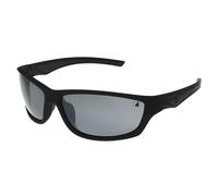 IRONMAN Men's Relentless Wrap Sunglasses, Matte Black, 63 mm