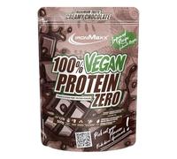 IronMaxx 100% Vegan Protein Zero - Creamy Chocolate 500g | Vegan Protein Powder | Sugar Free | Low Carb Shake | High Protein | Lactose Free | Ideal for Muscle Gain & Diet