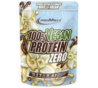 IronMaxx 100% Vegan Protein Zero - Vanilla Dream 500g | Sugar Free Vegan Protein Powder | High Protein Low Carb Shake | Lactose Free | Ideal for Muscle Growth Diet & Fitness