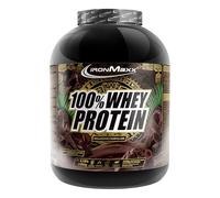 IronMaxx 100% Whey Protein Powder 2350g - Dark Chocolate | High Protein Shake with BCAAs & EAAs | Low Carb & Low Sugar Whey | Ideal for Muscle Gain, Diet & Fitness