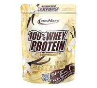 IronMaxx 100% Whey Protein Powder 500g - French Vanilla | High Protein Shake with BCAAs & EAAs | Low Carb & Low Sugar Whey | Ideal for Muscle Gain, Diet & Fitness