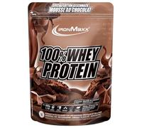 IronMaxx 100% Whey Protein Powder 500g - Mousse au Chocolate | High Protein Shake with BCAAs & EAAs | Low Carb & Low Sugar Whey | Ideal for Muscle Gain, Diet & Fitness