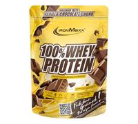 IronMaxx 100% Whey Protein Powder 500g - Vanilla Chocolate Chunk | High Protein Shake with BCAAs & EAAs | Low Carb & Low Sugar Whey | Ideal for Muscle Gain, Diet & Fitness