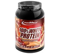 IronMaxx 100% Whey Protein Powder 900g - Apple Cinnamon | High Protein Shake with BCAAs & EAAs | Low Carb & Low Sugar Whey | Ideal for Muscle Gain, Diet & Fitness
