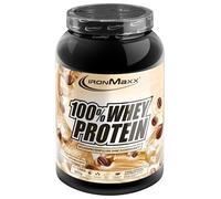 IronMaxx 100% Whey Protein Powder 900g - Latte Macchiato | High Protein Shake with BCAAs & EAAs | Low Carb & Low Sugar Whey | Ideal for Muscle Gain, Diet & Fitness