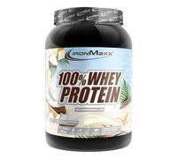 IronMaxx 100% Whey Protein Powder 900g - White Choc Coconut | High Protein Shake with BCAAs & EAAs | Low Carb & Low Sugar Whey | Ideal for Muscle Gain, Diet & Fitness