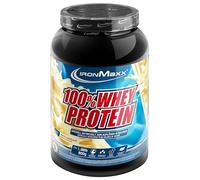 IronMaxx 100% Whey Protein Powder 900g - White Chocolate | High Protein Shake with BCAAs & EAAs | Low Carb & Low Sugar Whey | Ideal for Muscle Gain, Diet & Fitness Design May Vary Design May Vary