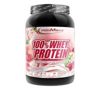IronMaxx 100% Whey Protein Powder 900g - White Peach Raspberry | High Protein Shake with BCAAs & EAAs | Low Carb & Low Sugar Whey | Ideal for Muscle Gain, Diet & Fitness