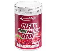 IronMaxx Clear Plant Protein Zero - Raspberry 400g | Vegan Pea Protein Powder | Sugar Free Low Calorie Clear Protein Drink | Plant Based Refreshing Fitness Shake Without Soy