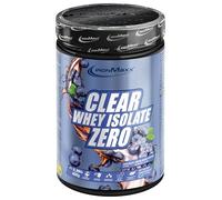 IronMaxx Clear Whey Isolate Zero Blueberry Ice Tea 400g - Sugar-Free Whey Protein Powder, Delicious & Refreshing High Protein Drink with 25g of Protein per Serving