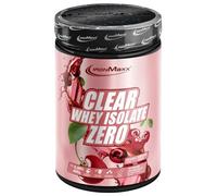 IronMaxx Clear Whey Isolate Zero - Cherry 400g | Sugar-Free Whey Protein Powder | Delicious & Refreshing High Protein Drink with 25g Protein per Serving