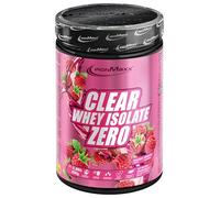 IronMaxx Clear Whey Isolate Zero - Raspberry 400g - Sugar-Free Whey Protein Powder, Delicious & Refreshing High Protein Drink with 25g of Protein per Serving