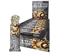 IronMaxx Lava Protein Bar - Cookies and Cream - 18x40g | High Protein Bar with Creamy Core & Peanut-Caramel Topping | Low Sugar & Palm Oil Free