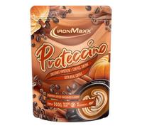 IronMaxx Proteccino - Pumpkin Spice Latte Macchiato 500g Pouch | Protein Coffee with Real Coffee Extract and Caffeine | No Added Sugar or Preservatives