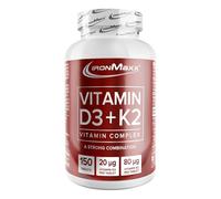 IronMaxx Vitamin D3 + K2 150 Tablets