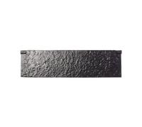 Ironmongery Solutions® 355 mm x 102 mm Black Antique 14" x 4" Internal Door Letter Tidy Fixings Included