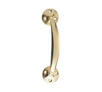 Ironmongery Solutions® 6 Inch Victorian Bow Handle Traditional Decorative Door and Drawer Handle Durable Metal Furniture Handle Fixing Included (Polished Brass)