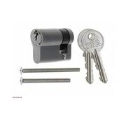Ironmongery Solutions® 6-Pin Euro Profile Single Door Cylinder | Smooth & Secure Lock Barrel for uPVC, Composite & Timber Doors (Satin, 40mm/10mm)